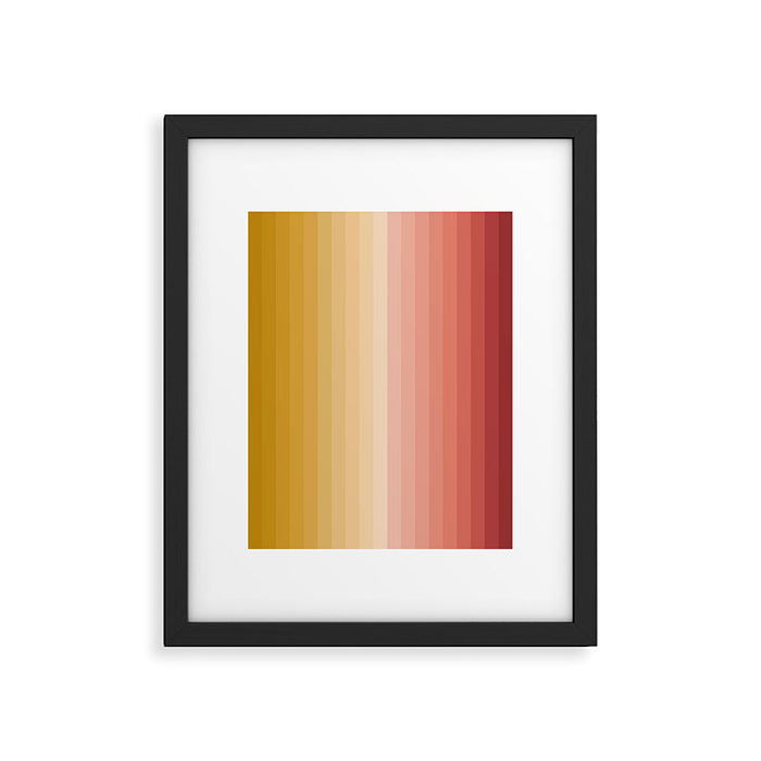 Multicolor Stripes XV Framed Art Print Gallery Image 1