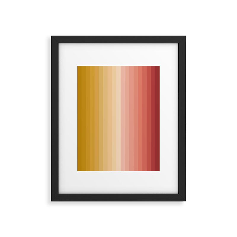 Multicolor Stripes XV Framed Art Print Gallery Image 6