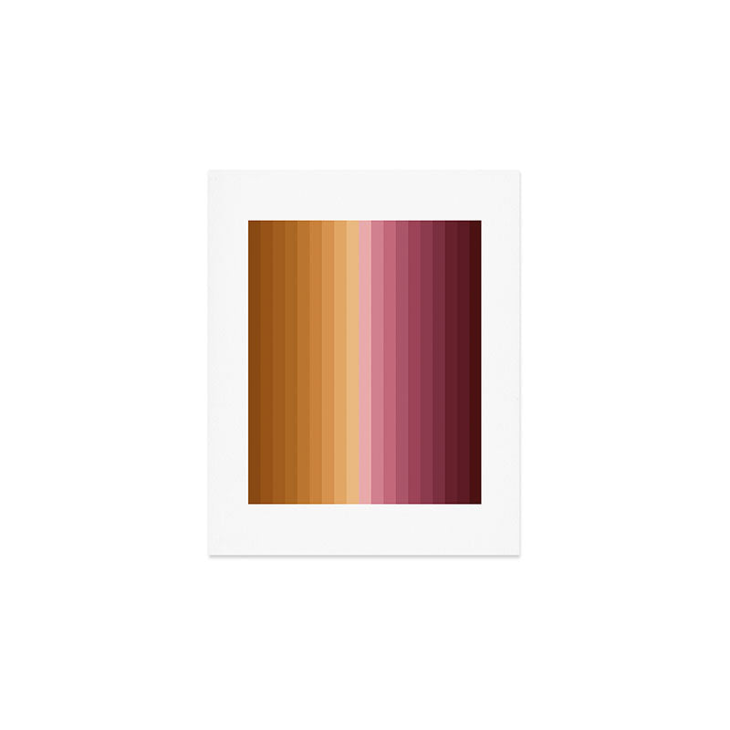 Multicolor Stripes XVII Art Print Gallery Image 1