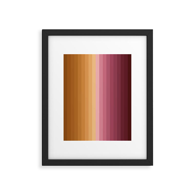 Multicolor Stripes XVII Framed Art Print Gallery Image 6