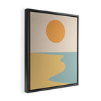 Ocean Sunset Sunrise II Framed Canvas Print Gallery Image 2