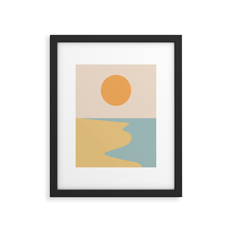 Ocean Sunset Sunrise II Framed Art Print Gallery Image 6