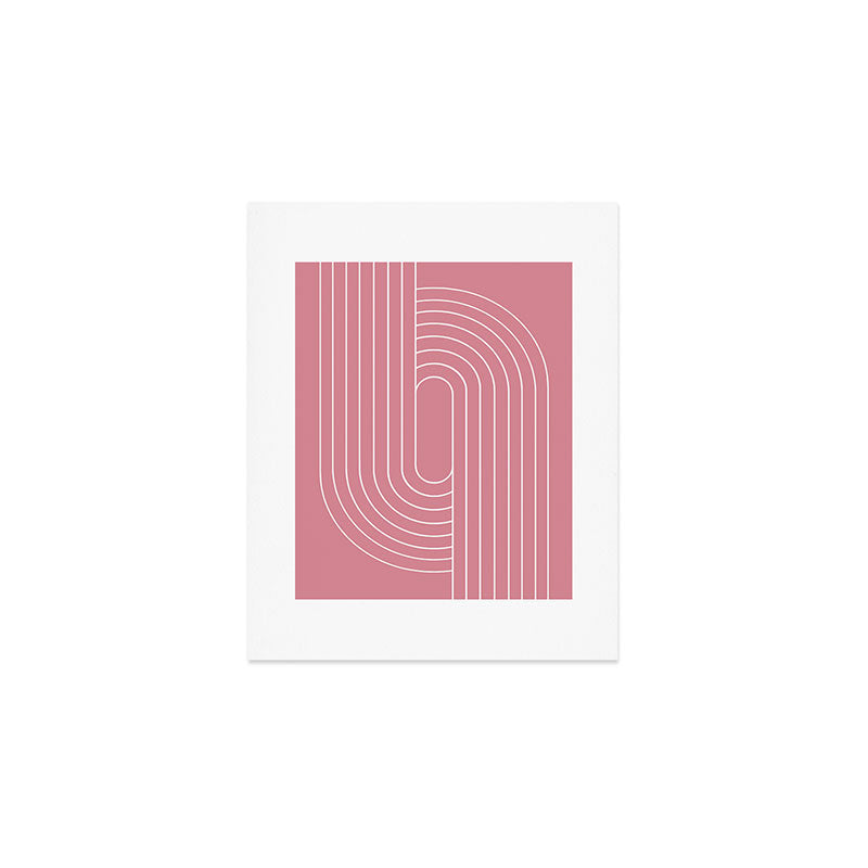 Oval Lines Abstract VI Art Print Gallery Image 1