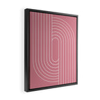 Oval Lines Abstract VI Framed Canvas Print Gallery Image 2