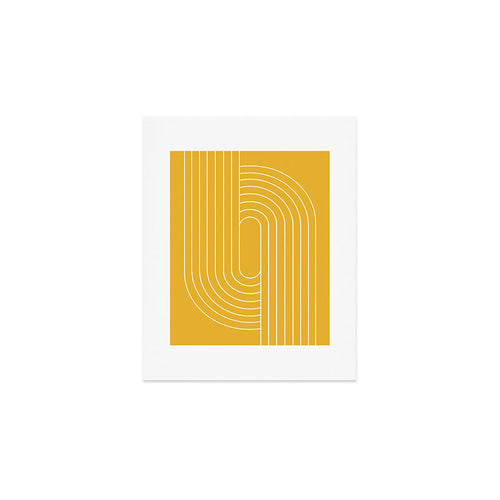 Oval Lines Abstract Vii Art Print Gallery Image 1