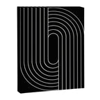 Oval Lines Abstract XIII Canvas Print Gallery Image 6
