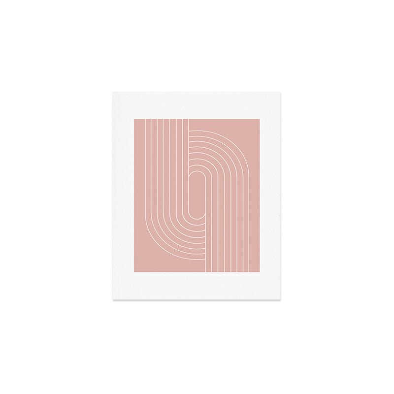 Oval Lines Abstract XXIII Art Print Gallery Image 1