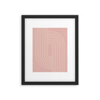Oval Lines Abstract XXIII Framed Art Print Gallery Image 5