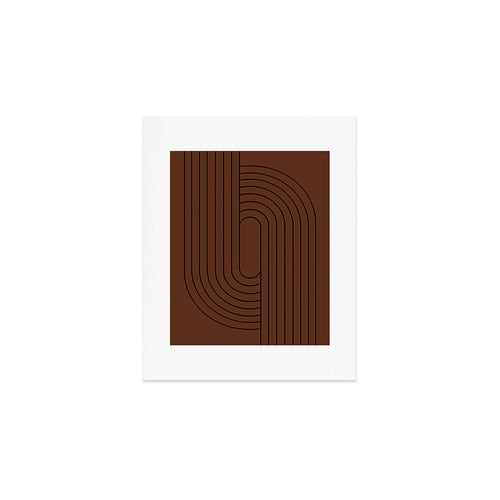 Oval Lines Abstract Xxvi Art Print Gallery Image 1