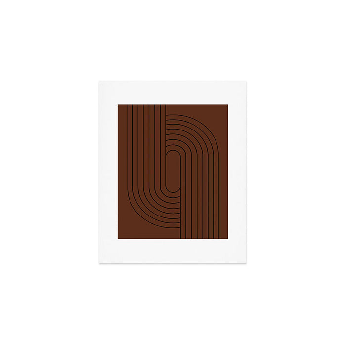 Oval Lines Abstract XXVI Art Print Gallery Image 1