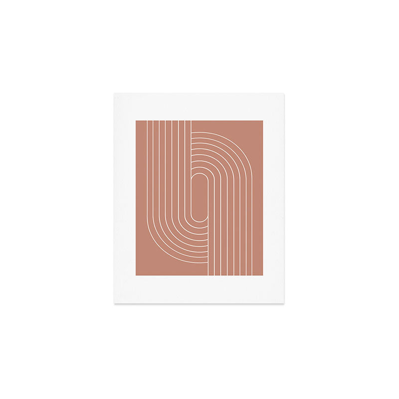 Oval Lines Abstract XXXI Art Print Gallery Image 1