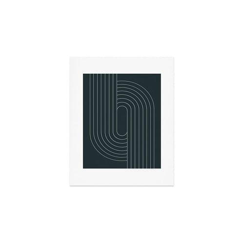Oval Lines Abstract Xxxix Art Print Gallery Image 1