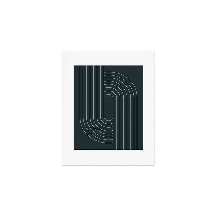 Oval Lines Abstract XXXIX Art Print Gallery Image 1