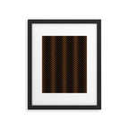 Palm Leaf Pattern - Dark Earthy Framed Art Print Gallery Image 6