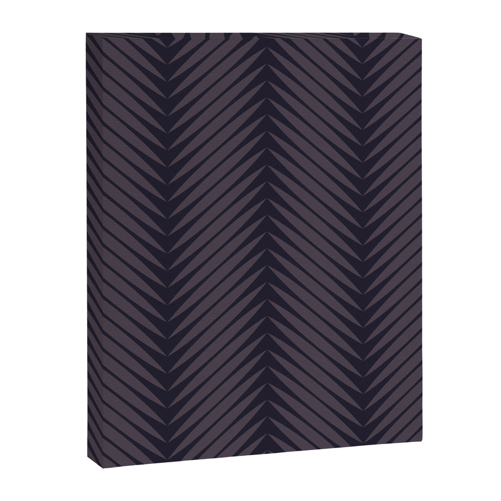 Palm Leaf Pattern - Midnight Canvas Print Gallery Image 8