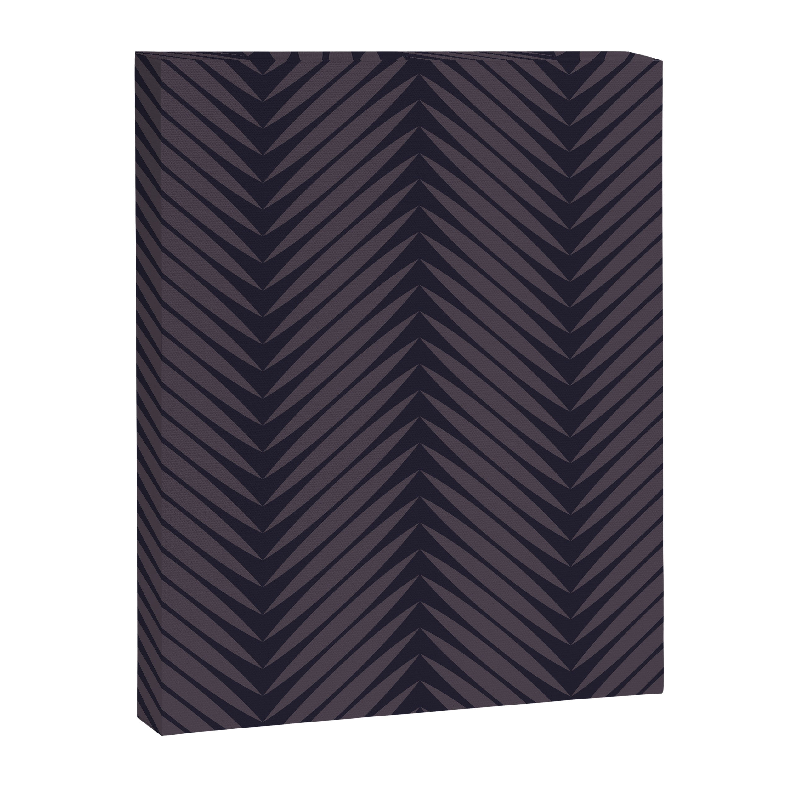 Palm Leaf Pattern - Midnight Canvas Print Gallery Image 8
