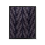 Palm Leaf Pattern - Midnight Framed Canvas Print Gallery Image 8