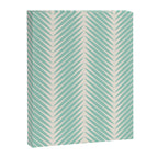 Palm Leaf Pattern - Turquoise Canvas Print Gallery Image 8