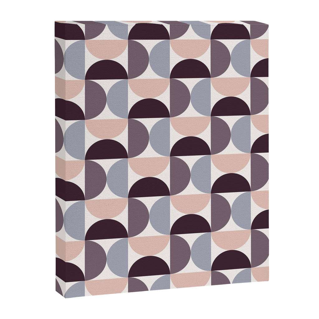 Bauhaus Mid Century Modern Geometric Pattern XIV Canvas Print Gallery Image 8