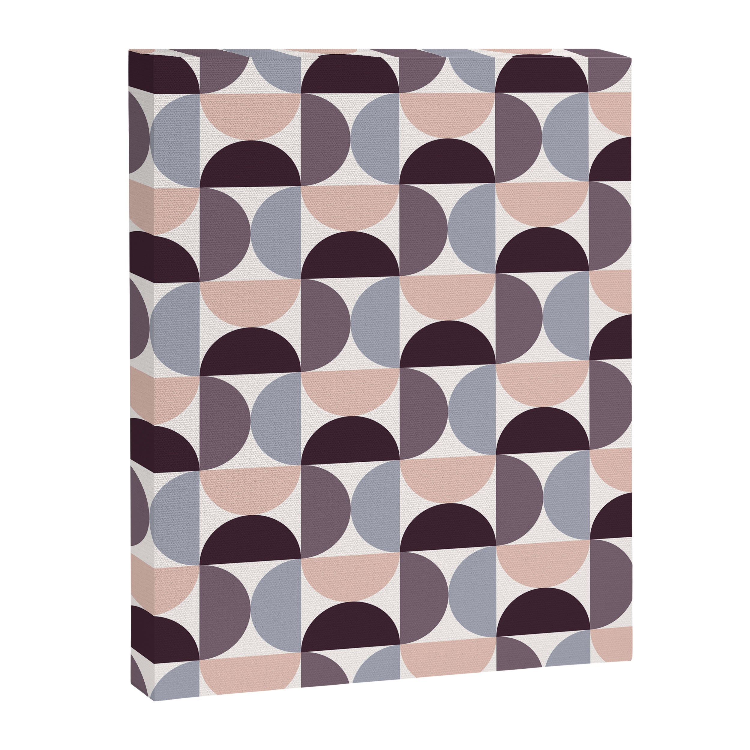 Bauhaus Mid Century Modern Geometric Pattern XIV Canvas Print Gallery Image 8