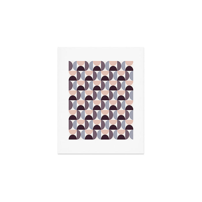 Bauhaus Mid Century Modern Geometric Pattern XIV Art Print Gallery Image 1