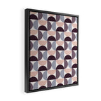 Bauhaus Mid Century Modern Geometric Pattern XIV Framed Canvas Print Gallery Image 2