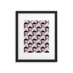 Bauhaus Mid Century Modern Geometric Pattern XIV Framed Art Print Gallery Image 6