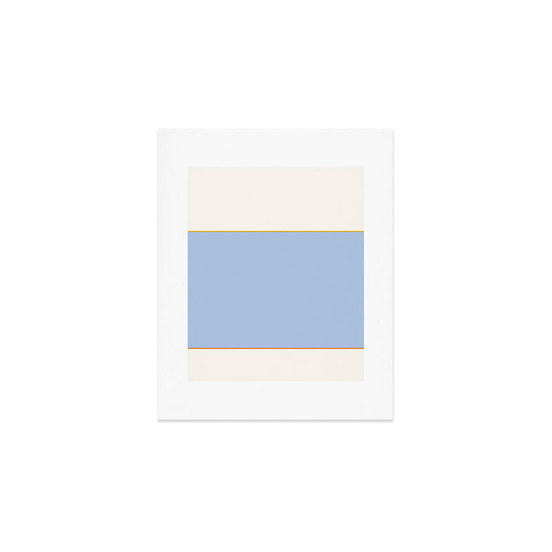 Poolside Color Block Art Print Gallery Image 1