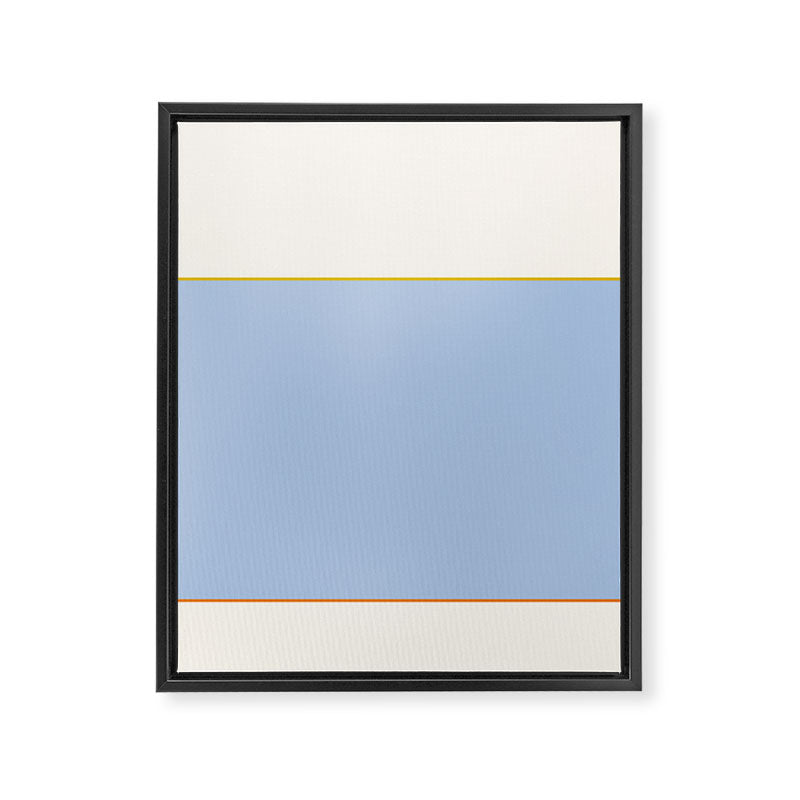 Poolside Color Block Framed Canvas Print Gallery Image 8