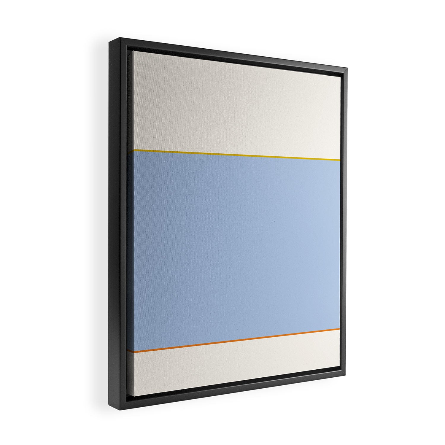 Poolside Color Block Framed Canvas Print Gallery Image 2