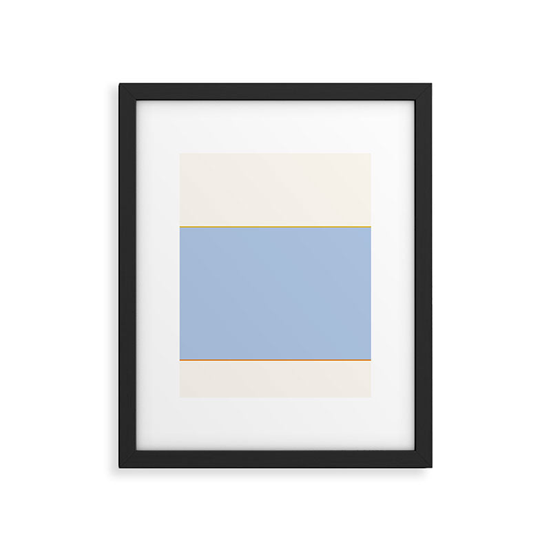 Poolside Color Block Framed Art Print Gallery Image 6