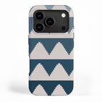 Pyramids Blue Gradient iPhone Case Gallery Image 1