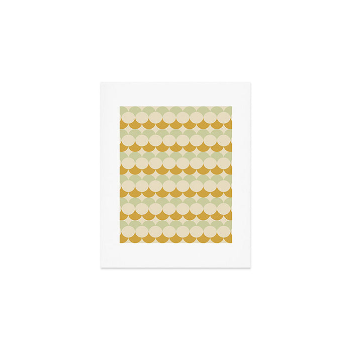 Retro Circular Pattern III Art Print Gallery Image 1