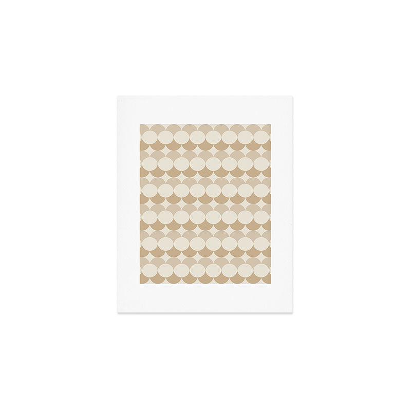 Retro Circular Pattern XX Art Print Gallery Image 1