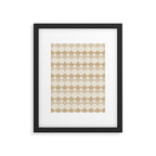 Retro Circular Pattern XX Framed Art Print Gallery Image 6