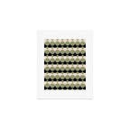 Retro Circular Pattern XXIV Art Print Gallery Image 1