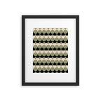 Retro Circular Pattern XXIV Framed Art Print Gallery Image 6