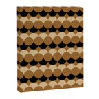 Retro Circular Pattern XXVII Canvas Print Gallery Image 8