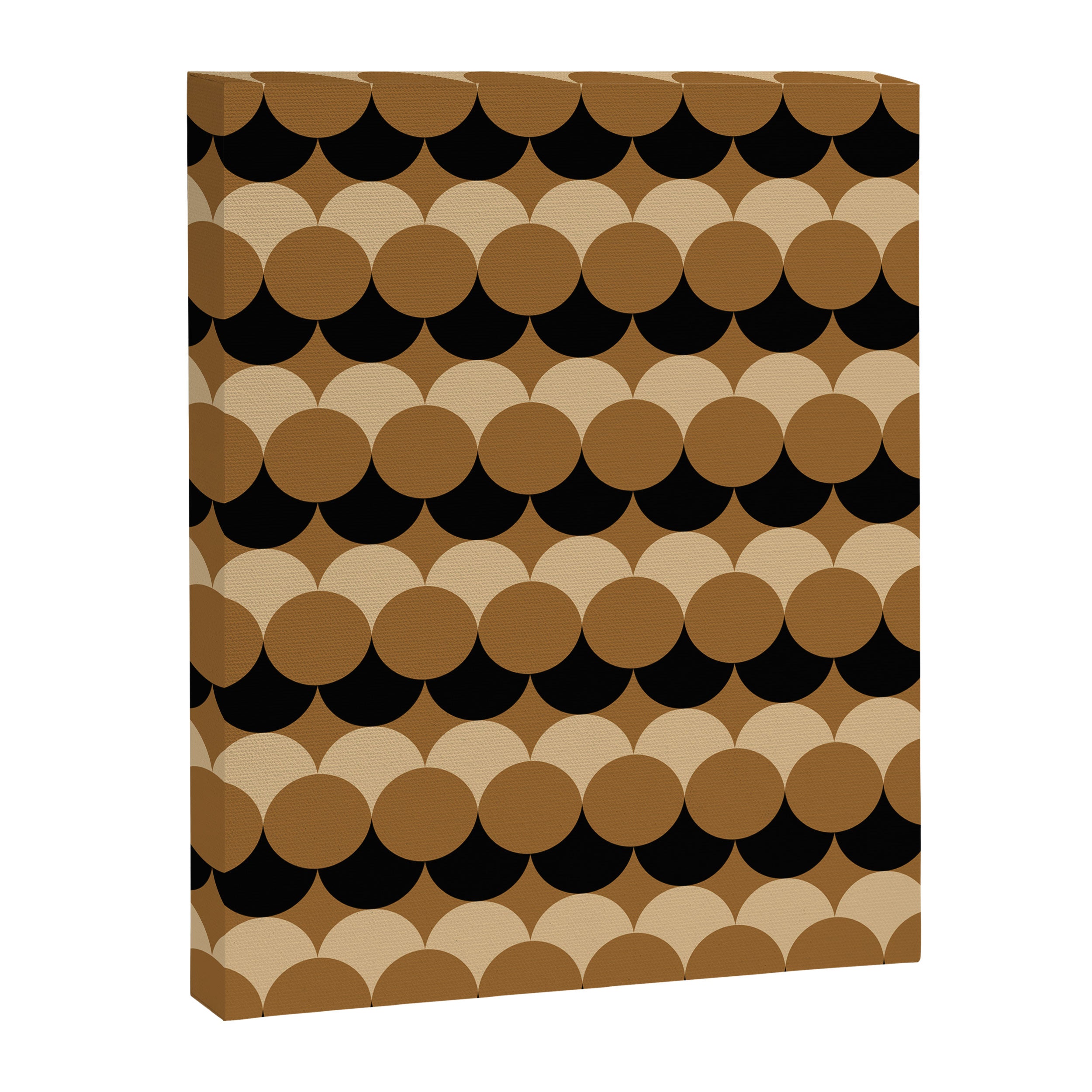 Retro Circular Pattern XXVII Canvas Print Gallery Image 8