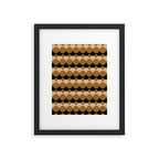 Retro Circular Pattern XXVII Framed Art Print Gallery Image 6