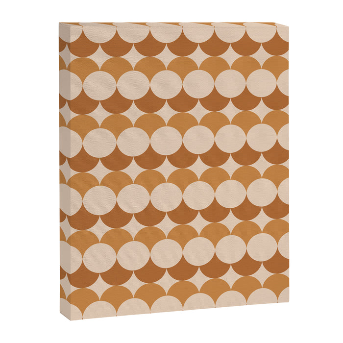 Retro Circular Pattern XXXIV Canvas Print Gallery Image 1