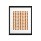 Retro Circular Pattern XXXIV Framed Art Print Gallery Image 6