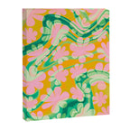 Retro Daisy Tie Dye Pattern Canvas Print Gallery Image 8