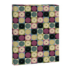 Retro Flowers Check Pattern I Canvas Print Gallery Image 8