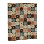 Retro Flowers Check Pattern II Canvas Print Gallery Image 8