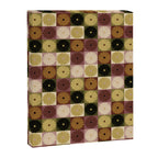 Retro Flowers Check Pattern III Canvas Print Gallery Image 8