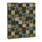 Retro Flowers Check Pattern V Canvas Print Gallery Image 8