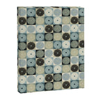 Retro Flowers Check Pattern VI Canvas Print Gallery Image 8