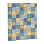 Retro Flowers Check Pattern VII Canvas Print Gallery Image 8