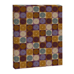 Retro Flowers Check Pattern X Canvas Print Gallery Image 8